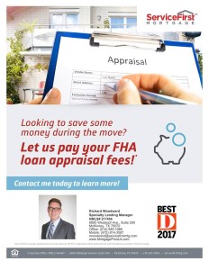 let us pay your FHA loan appraisal fees