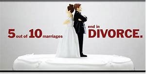 5 out of 10 marriages end in divorce