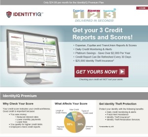 IdentityIQ credit monitoring