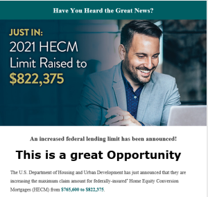 2021 HECM Limit raised