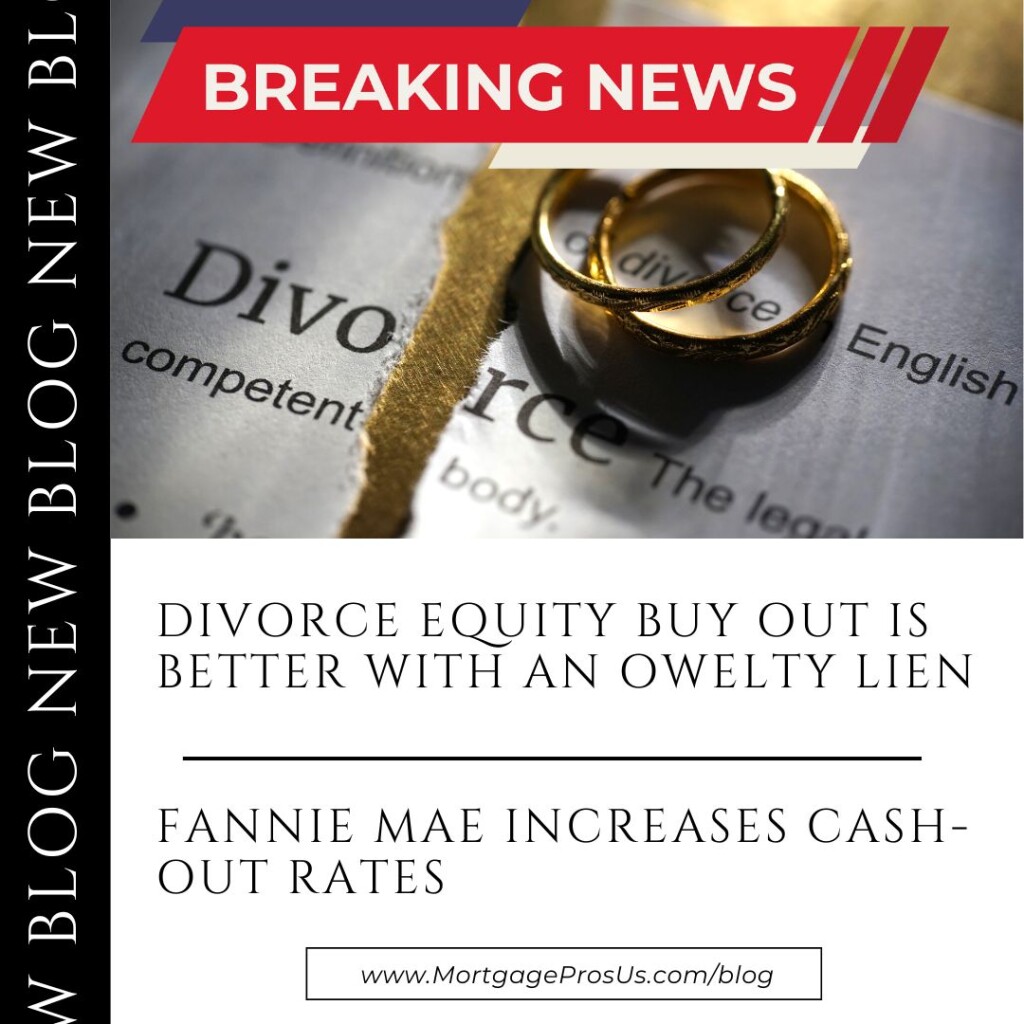 Divorce Equity Buy Out Is better with an Owelty Lien to 95